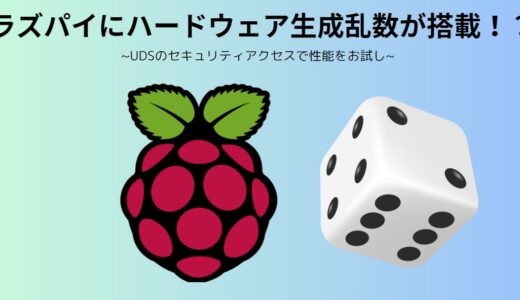 ラズパイとハードウェア生成乱数のイメージ